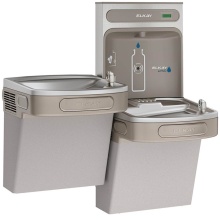 Elkay EZSTL8WSVRLK - ezH2O Bottle Filling Station & Versatile Bi-Level ADA Vandal-Resistant Cooler Non-Filtered Ref