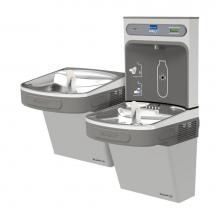 Elkay EZSTLG8WSLK - ezH2O Bottle Filling Station and Versatile Bi-Level ADA Cooler, High Efficiecny Non-Filtered Refri