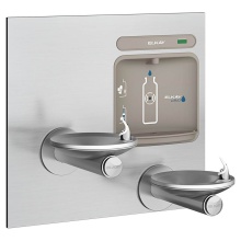 Elkay EZWS-EDFPBM117K - ezH2O Bottle Filling Station with Bi-Level Integral SwirlFlo® Fountain Non-Filtered Non-Refri