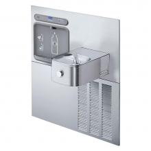 Elkay EZWS-ERFP8-RF - ezH2O Retrofit Bottle Filling Station and Soft Sides Fountain, Non-Filtered Refrigerated Stainless