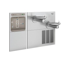 Elkay EZWS-SFGRN28K - ezH2O Bottle Filling Station & SwirlFlo® Bi-Level Fountain High Efficiency Non-Filtered R