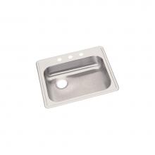 Elkay GE12521L3 - Dayton Stainless Steel 25'' x 21-1/4'' x 5-3/8'', 3-Hole Single Bowl