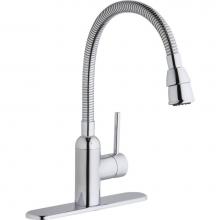 Elkay LK2500CR - Pursuit Laundry/Utility Faucet with Flexible Spout Forward Only Lever Handle Chrome