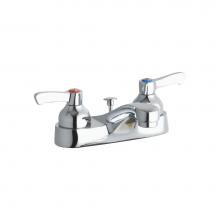 Elkay LK403L2 - 4'' Centerset with Exposed Deck Faucet with Pop-up Drain Integral Spout 2'' Le