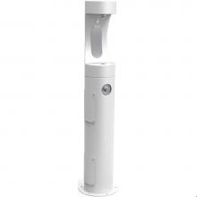 Elkay LK4400BFFRKWHT - Outdoor ezH2O Bottle Filling Station Pedestal, Non-Filtered Non-Refrigerated Freeze Resistant Whit