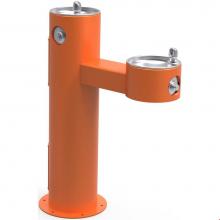 Elkay LK4420FRKORN - Outdoor Fountain Bi-Level Pedestal Non-Filtered, Non-Refrigerated Freeze Resistant Orange