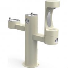 Elkay LK4430BF1LBGE - Outdoor ezH2O Lower Bottle Filling Station Tri-Level Pedestal, Non-Filtered Non-Refrigerated Beige