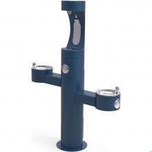 Elkay LK4430BF1UBLU - Outdoor ezH2O Upper Bottle Filling Station Tri-Level Pedestal, Non-Filtered Non-Refrigerated Blue