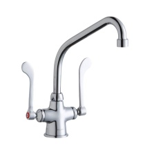 Elkay LK500HA08T6 - Single Hole with Concealed Deck Faucet with 8'' High Arc Spout 6'' Wristblade