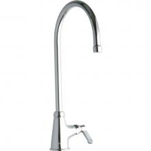 Elkay LK535GN08L2 - Single Hole with Single Control Faucet with 8'' Gooseneck Spout 2'' Lever Hand