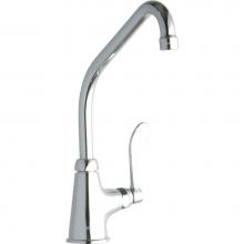 Elkay LK535HA08T4 - Single Hole with Single Control Faucet with 8'' High Arc Spout 4'' Wristblade