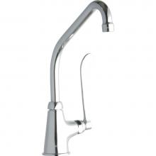 Elkay LK535HA08T6 - Single Hole with Single Control Faucet with 8'' High Arc Spout 6'' Wristblade