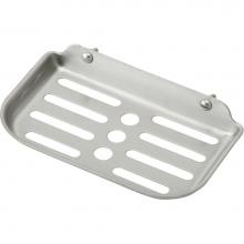 Elkay LK80 - Stainless Steel Soap Dish for Back / Wall Mounting, 3-1/2'' x 6''