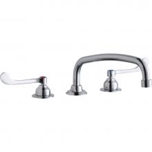 Elkay LK800AT12T6 - 8'' Centerset with Concealed Deck Faucet with 12'' Arc Tube Spout 6'&apos