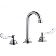 Elkay LK800GN04T4 - 8'' Centerset with Concealed Deck Faucet with 4'' Gooseneck Spout 4'&apos