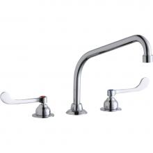 Elkay LK800HA10T6 - 8'' Centerset with Concealed Deck Faucet with 10'' High Arc Spout 6'&apos