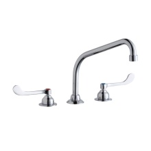 Elkay LK800HA10T6 - 8'' Centerset with Concealed Deck Faucet with 10'' High Arc Spout 6'&apos