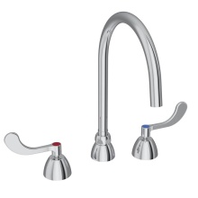 Elkay LK800LGN08T4 - 8'' Centerset with Concealed Deck Laminar Flow Faucet with 8'' Gooseneck Spout
