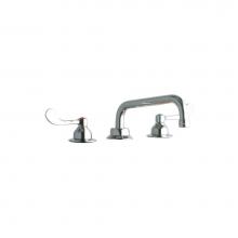 Elkay LK800TS08T4 - 8'' Centerset with Concealed Deck Faucet with 8'' Tube Spout 4'' Wri