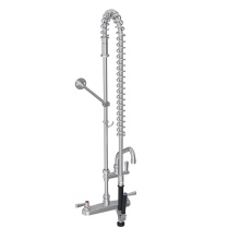 Elkay LK843AF08LC - 8'' Centerset Exposed Deck Mount Faucet 44in Flexible Hose with 1.2 GPM Spray Head + 8&a