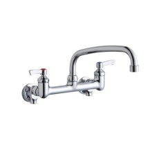 Elkay LK940AT10L2S - Foodservice 8'' Centerset Wall Mount Faucet with 10'' Arc Tube Spout 2'&a
