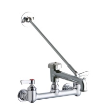 Elkay LK940BP07L2H - 8'' Centerset Wall Mount Faucet with 7'' Bucket Hook Spout 2'' Lever