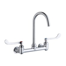 Elkay LK940LGN05T6H - 8'' Centerset Deck Mount Laminar Flow Faucet with 5'' Gooseneck Spout 6'&