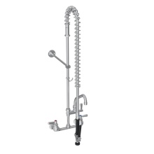 Elkay LK943AF08LC - 8'' Centerset Wall Mount Faucet 44'' Flexible Hose with 1.2 GPM Spray Head + 8