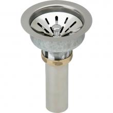 Elkay LK99FC - Deluxe Drain 3-1/2'' Type 304 Stainless Steel Body for Fireclay Sinks