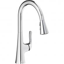 Elkay LKHA1041CR - Harmony Single Hole Kitchen Faucet with Pull-down Spray and Forward Only Lever Handle, Chrome