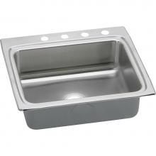 Elkay LRQ25223 - Lustertone Classic Stainless Steel 25'' x 22'' x 8-1/8'', 3-Hole Sin