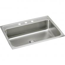 Elkay LR3122PD4 - Lustertone Classic Stainless Steel 31'' x 22'' x 7-5/8'', 4-Hole Sin