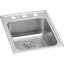 Elkay LRAD172265PD1 - Lustertone Classic Stainless Steel 17'' x 22'' x 6-1/2'', 1-Hole Sin
