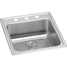 Elkay LRAD202265PD2 - Lustertone Classic Stainless Steel 19-1/2'' x 22'' x 6-1/2'', 2-Hole