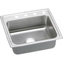 Elkay LRADQ2219552 - Lustertone Classic Stainless Steel 22'' x 19-1/2'' x 5-1/2'', Single