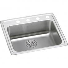 Elkay LRAD252165PD3 - Lustertone Classic Stainless Steel 25'' x 21-1/4'' x 6-1/2'', Single