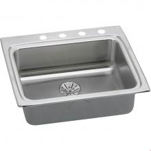 Elkay LRADQ252265PD1 - Lustertone Classic Stainless Steel 25'' x 22'' x 6-1/2'', Single Bow