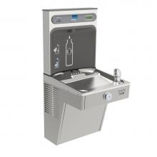 Elkay LVRCGRN8WSK - ezH2O Bottle Filling Station, and Single High Efficiency Vandal-Resistant Cooler, Filtered Refrige