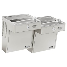 Elkay LVRCGRNTL8C - Wall Mount High Efficiency Vandal Resistant Bi-level ADA Cooler Filtered Refrigerated Stainless