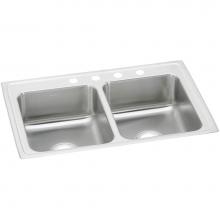 Elkay PSR43220 - Celebrity Stainless Steel 43'' x 22'' x 7-1/8'', Equal Double Bowl D