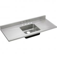 Elkay S60190 - Lustertone Classic Stainless Steel 60'' x 25'' x 7-1/2'', Single Bow