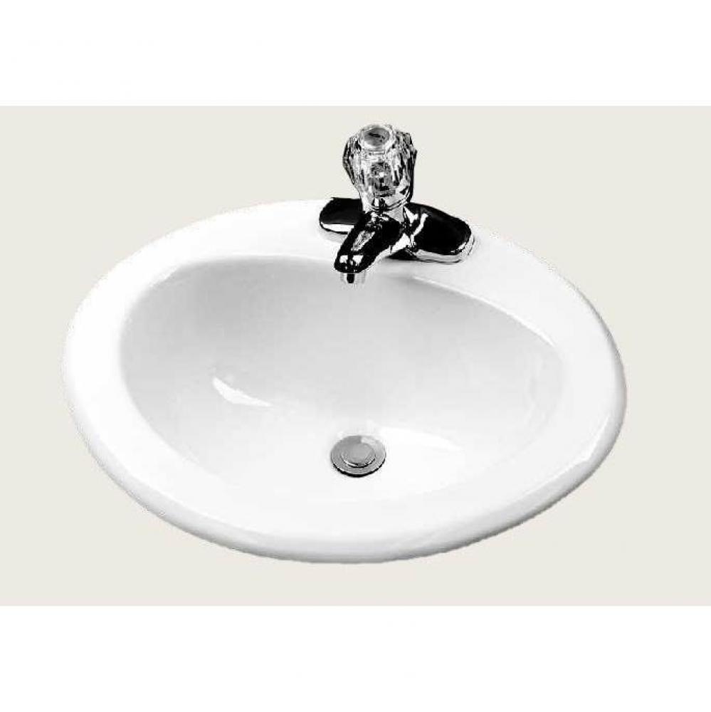Luxoval S-Rim Lav 20x17 4''CC White