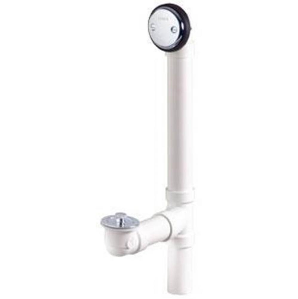 Gerber Classics Schedule 40 PVC Lift & Turn Drain for Standard Tub Chrome