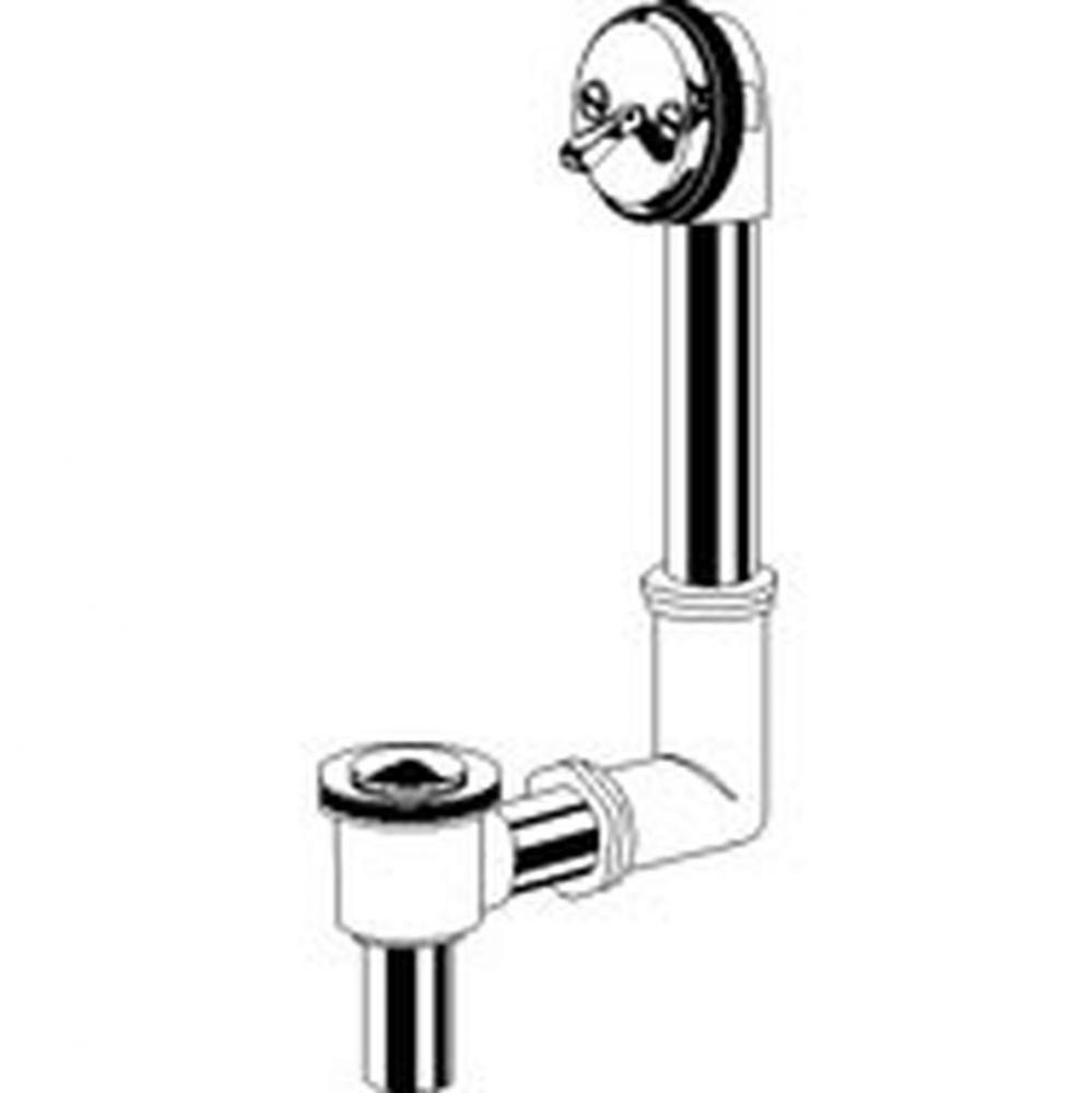 Gerber Classics Pop-up All Drain in Shoe for Standard Tub Chrome