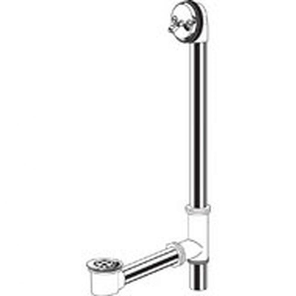 Gerber Classics Trip Lever Drain for Roman Tub with 6 Inch Tailpiece Chrome
