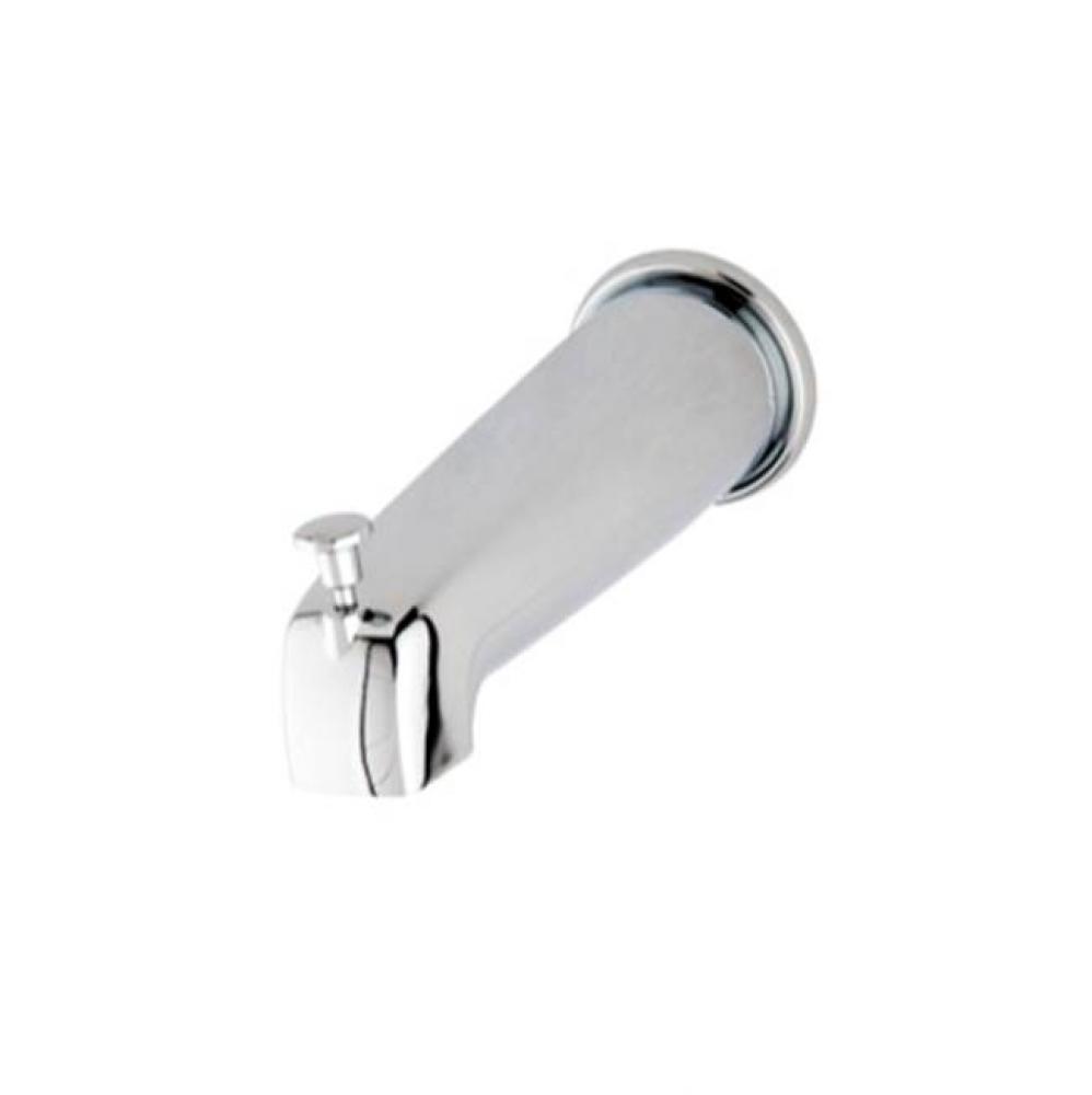 8'' Wall Mount Tub Spout With Diverter Chrome