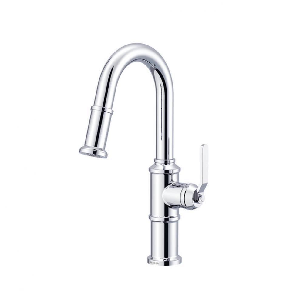 Kinzie 1H Pull-Down Prep Faucet 1.75gpm Chrome