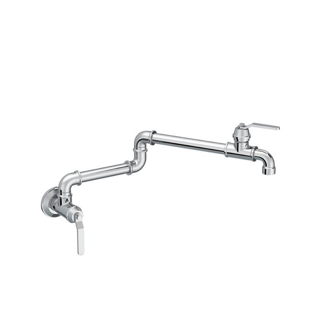 Kinzie Wall Mount Pot Filler 2.2gpm Chrome