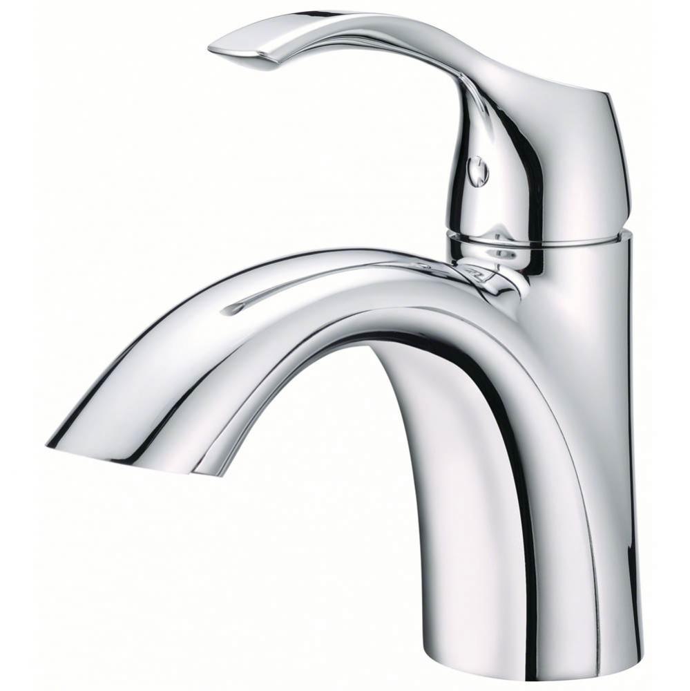 Antioch 1H Lavatory Faucet Single Hole Mount w/ 50/50 Touch Down Drain 1.2gpm Chrome