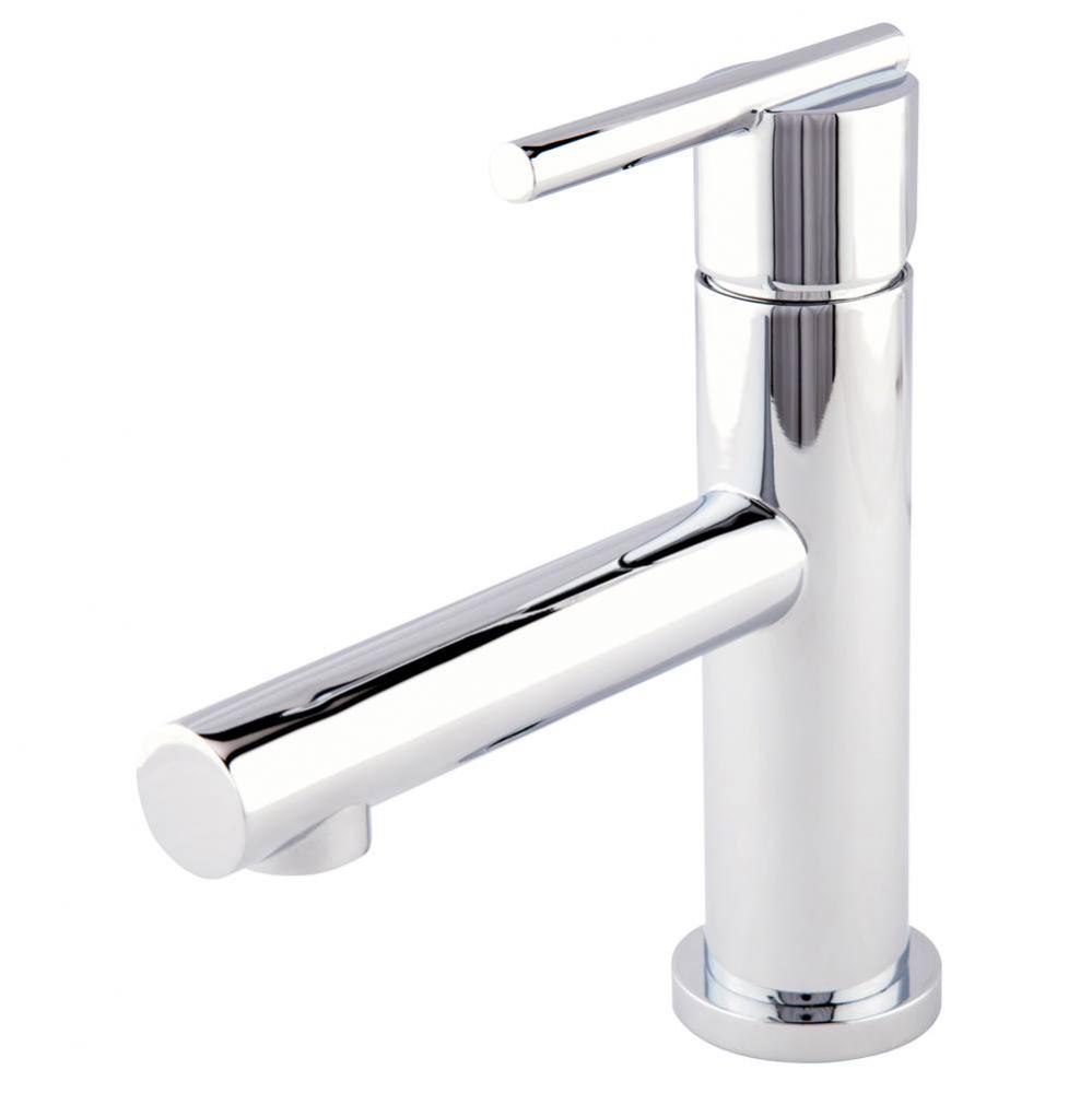 Parma Trim Line 1H Lavatory Faucet Single Hole Mount w/ Metal Touch Down Drain & Optional Deck